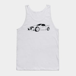 FF Eclipse Black Outline Tank Top